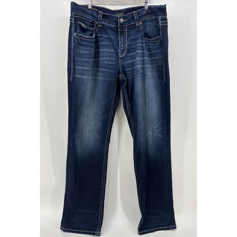 Buckle‎ Black Fit NO. 11 Straight Leg Men 38x36 Blue Dark Wash